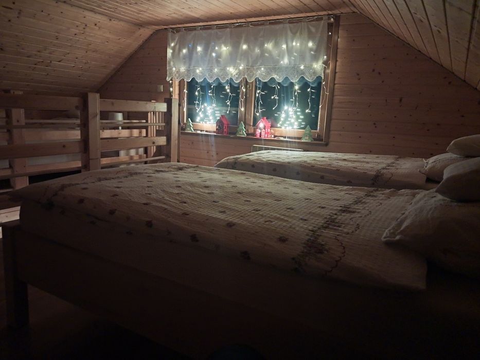 Drewniany domek Daria i Tomek ( 2 domki na 8 osob kazdy )