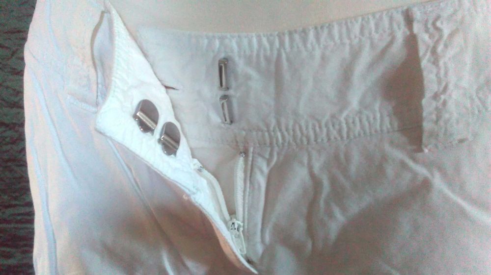 Spodenki białe Damskie r. 38 H&M bawełna 100% NOWE