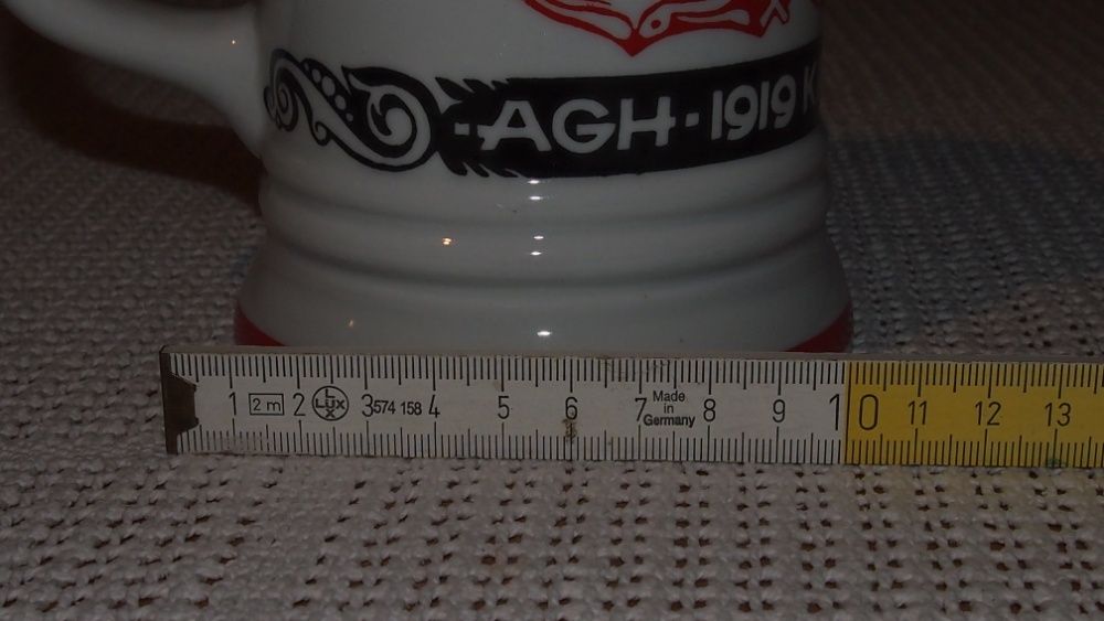 Akademia Górniczo-Hutnicza w Krakowie, kufel ''60 lecie uczelni'';