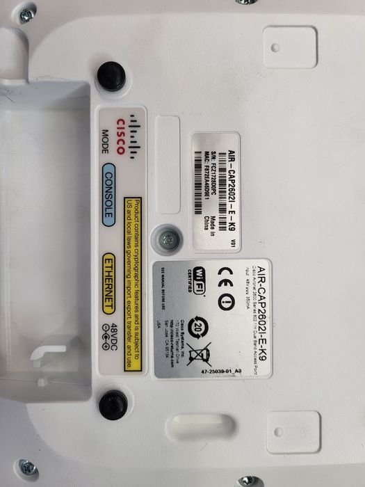 Точка доступа, роутер Cisco AIR-CAP2602I-E-K9  AIR-CAP2602I-E-K9