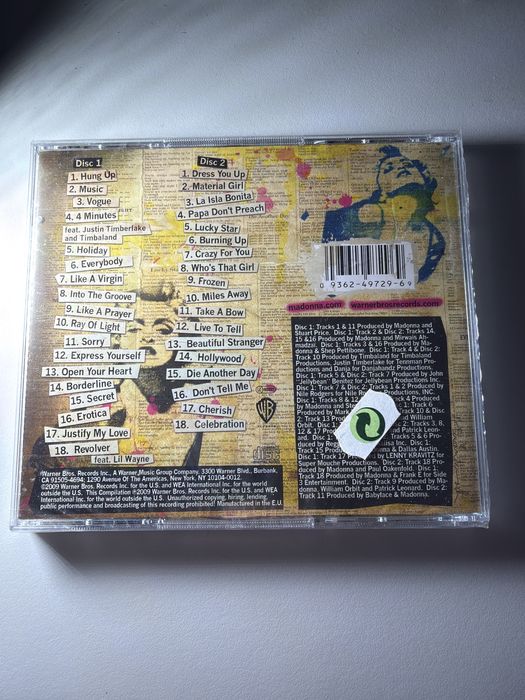 Madonna - Celebration (2 CDs Ultimate Hits) | NOVO / SELADO