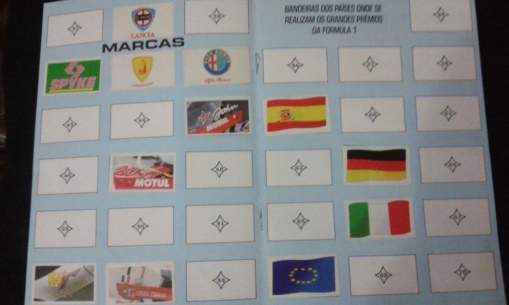 Caderneta vintage de cromos TURBO - Manil - para coleção