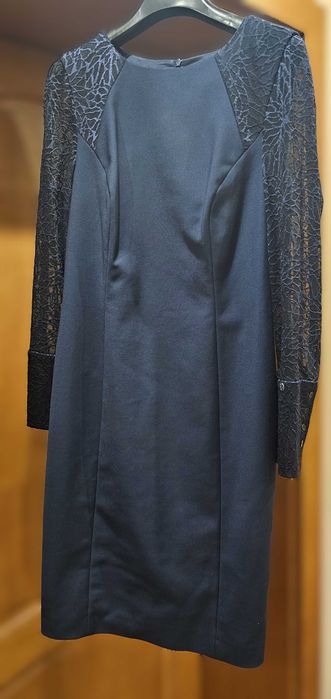 Elegancka sukienka granatowa SIMPLE roz.38