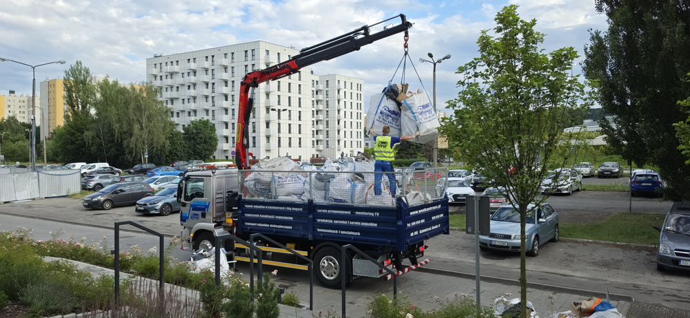 BIG-BAG worek kontener wywóz gruz meble odpady budowlane śmieci remont