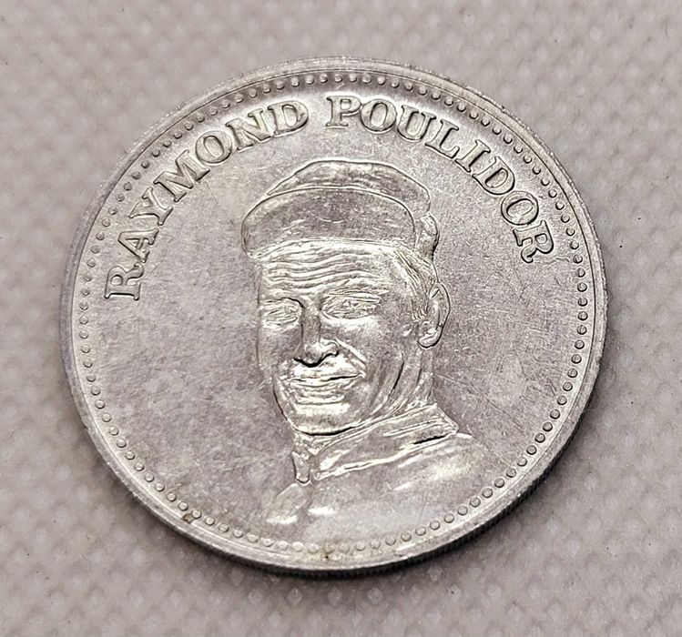 Moedas Ídolos do Ciclismo Mundial 1974 - 5 Unidades