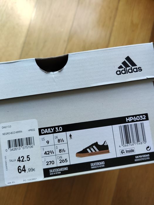 Sapatilhas tennis adidas original Daily 3 skateboard sapatos skate