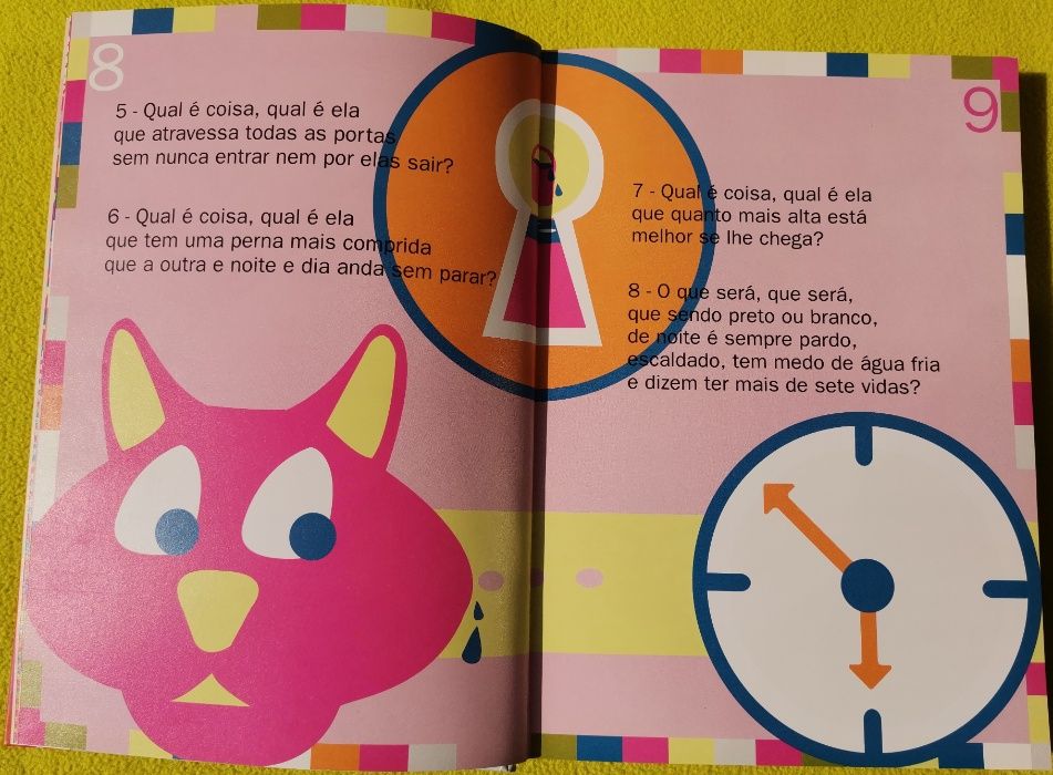 Livro Infantil - Adivinhas e Lenga Lengas - Augusto Pinto