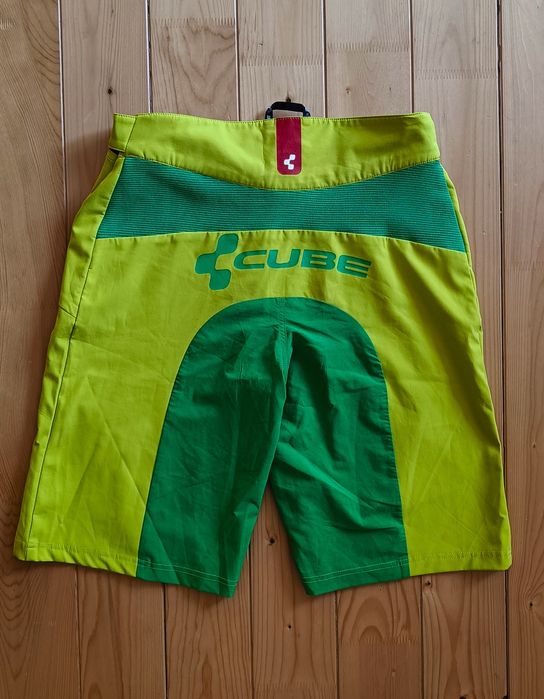 Велосипедні шорти | Cube AMS Shorts, lime | M-L | Оригінал