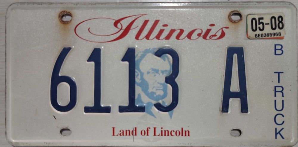 Tablica rejestracyjna USA - Illinois