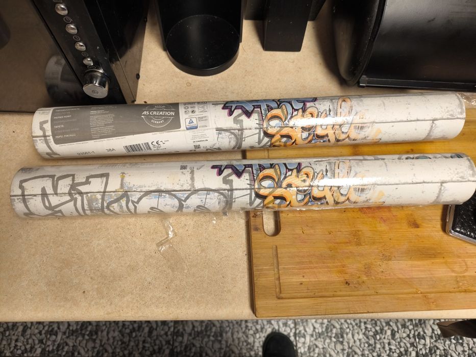 Tapeta młodzieżowa dziecięca grafiti 2szt