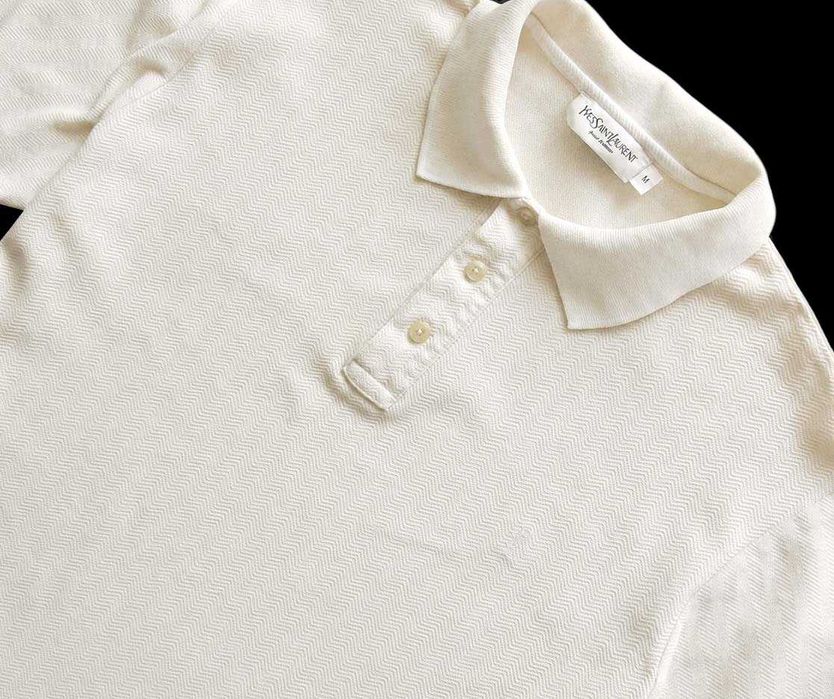 YSL Yves Saint Laurent * męska, oryginalna koszulka polo * M / L