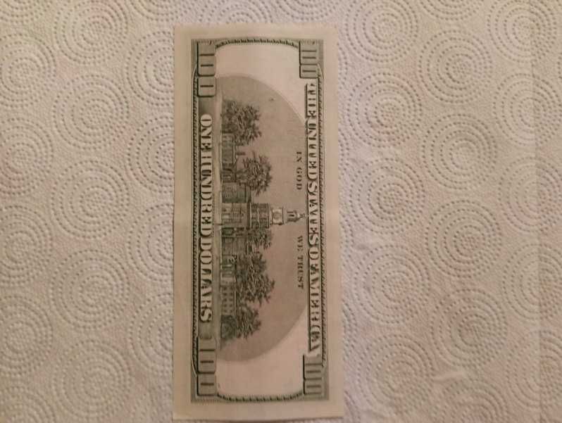 banknot kolekcjonerski 100 dollars