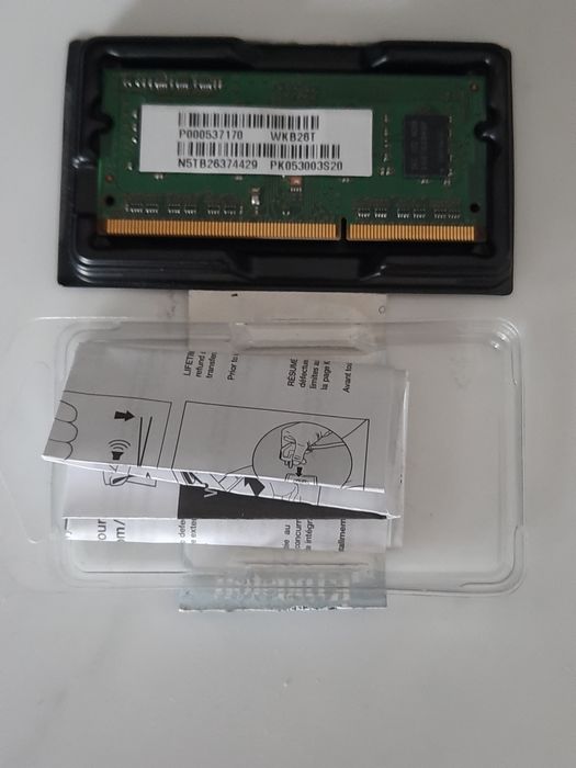 1GB RAM Kingston do netbooka Toshiba NB550D – sprawna, szybka wysyłka