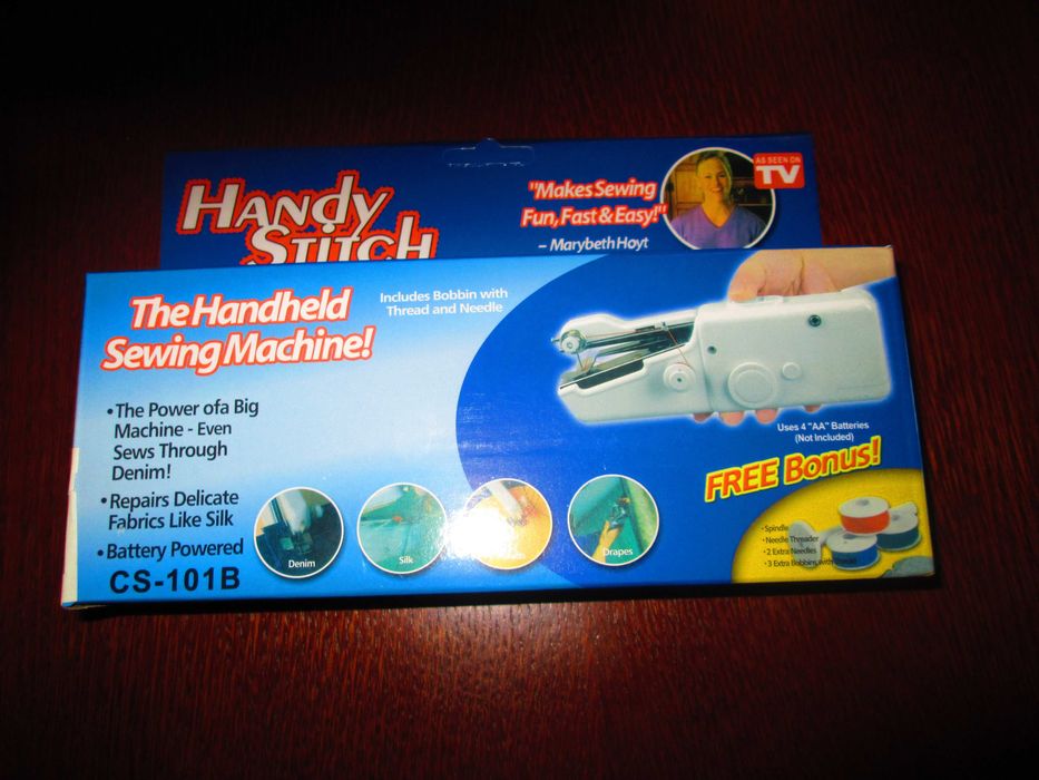 Sprzedam ręczną maszynę do szycia na baterie