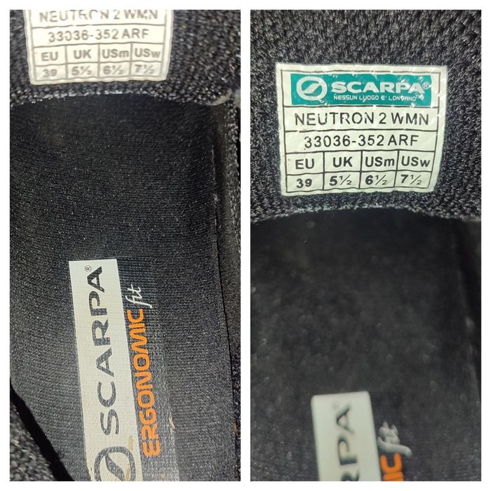 Scarpa Neutron 2 WMN Італія бігові трейлові кросівки 24см