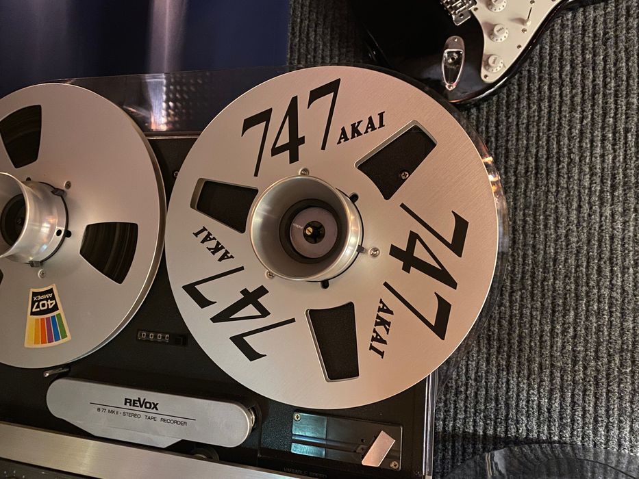 Szpule magnetofonowe, aluminiowe Akai 747