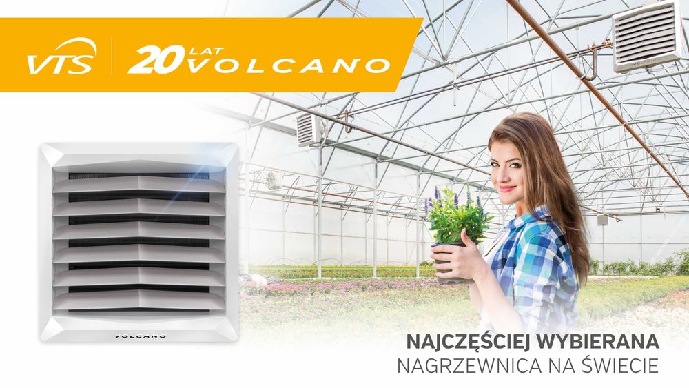 Nagrzewnica wodna VTS Volcano VR3 13-75 kW EC + KONSOLA Cena brutto