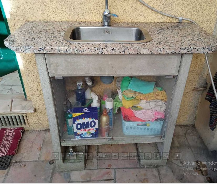 Bancada Lava Loiça de Jardim/Barbecue