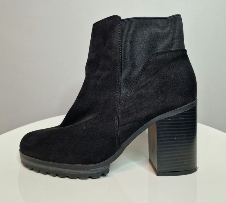 Botki Primark Damskie Czarne Rozm: 41