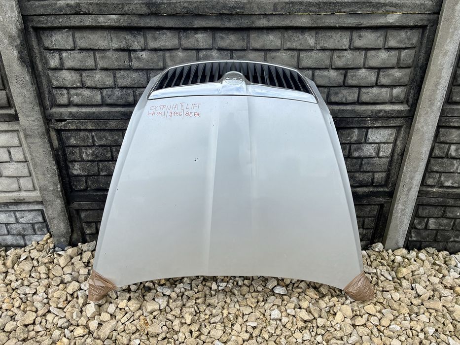 Maska pokrywa silnika LA7W Skoda Octavia 2 II FL lift 08- oryginalna