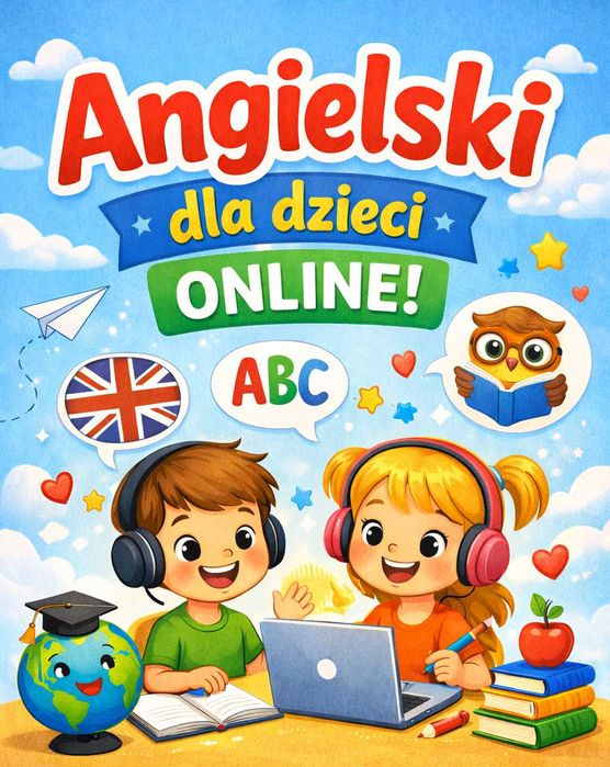 Angielski dla dzieci (klasy 1–8) | Korepetycje online