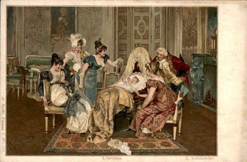 117 Postais ANTIGOS com cenas familiares. 1.ª metade do século XX