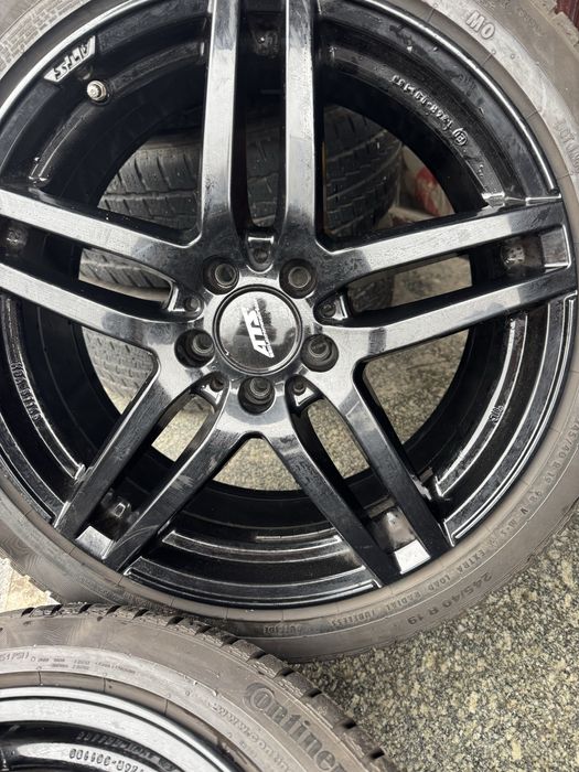 литые диски ATC  r19 5/112 Mercedes срезиной 245/40 contine