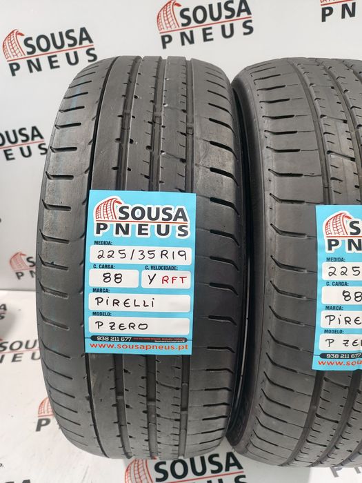 2 pneus semi novos 235-35R19 Goodyear RFT - Oferta da entrega