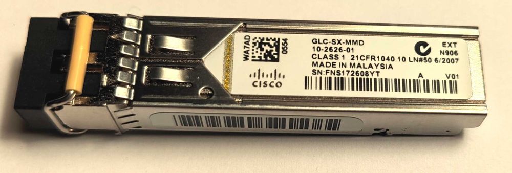 NOWE Cisco 10 - 262601 Cisco BASE P/N GLC SX MMD MODUL