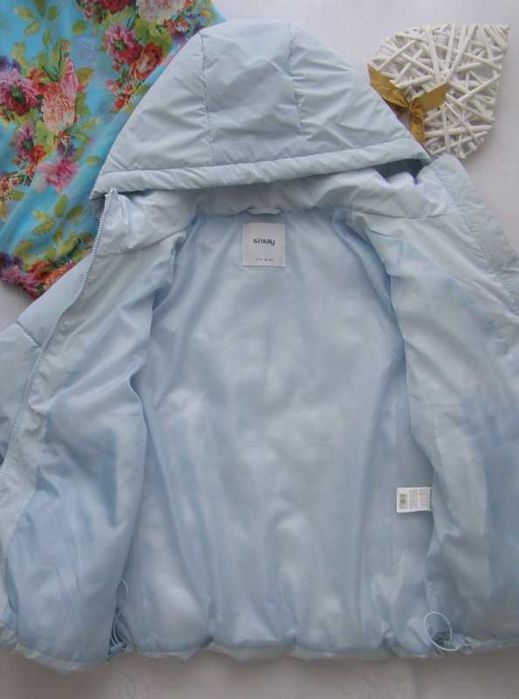 kurtka zimowa Sinsay 38 M błękitna niebieska