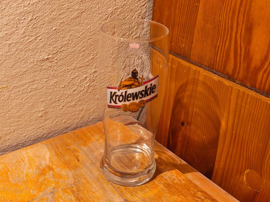 Szklanka Pokal piwo Królewskie 0,5l Mistrz Polski w latach 1969 - 1970