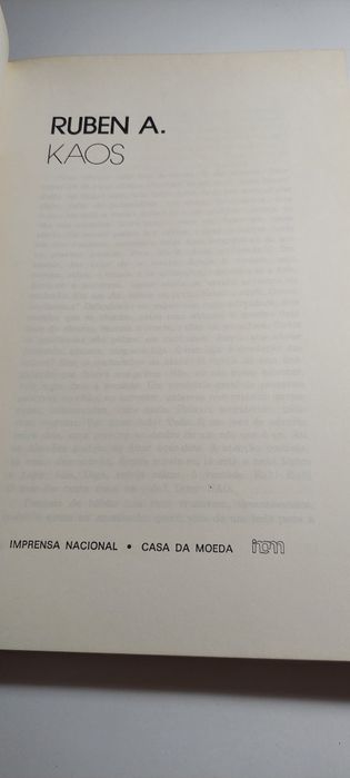 Kaos - Ruben A. (1ª edição, 1981)
