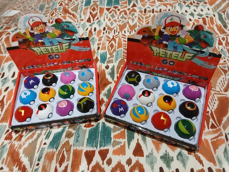 2 caixas pokebolas