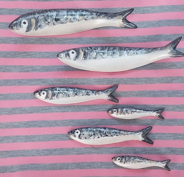 Sardinhas de cerâmica