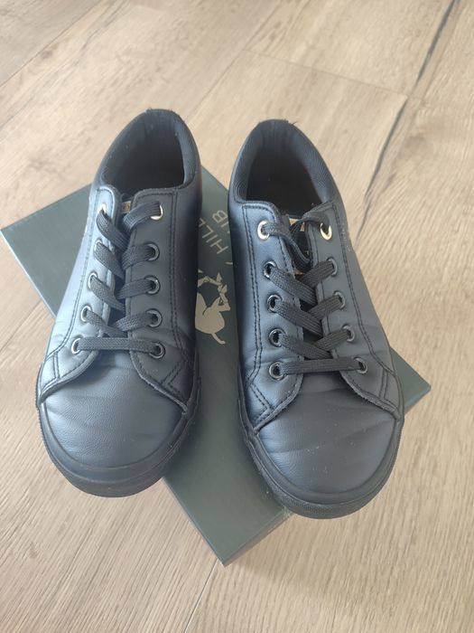 Czarne buty sportowe, trampki r. 36