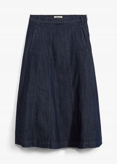 B.P.C spódnica jeansowa ciemna midi r.44