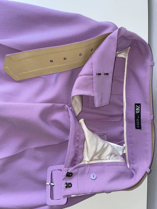 Укорочені брюки Zara з широким поясом