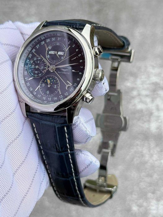Швейцарські годинники Longines Master Collection Silver Blue