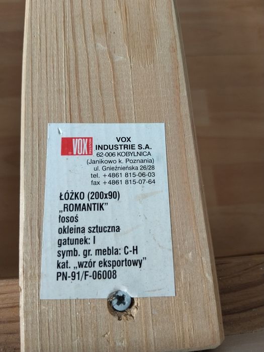 Vox Romantic łóżko młodzieżowe