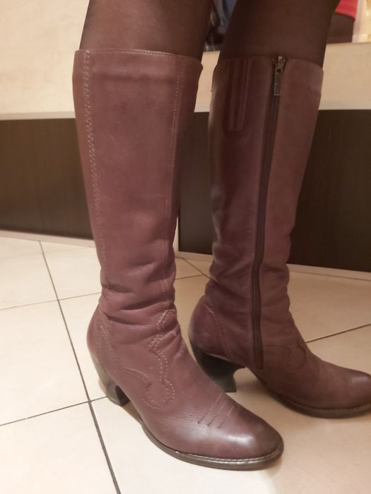 Kozaki Lasocki rozmiar 37 brązowa skóra