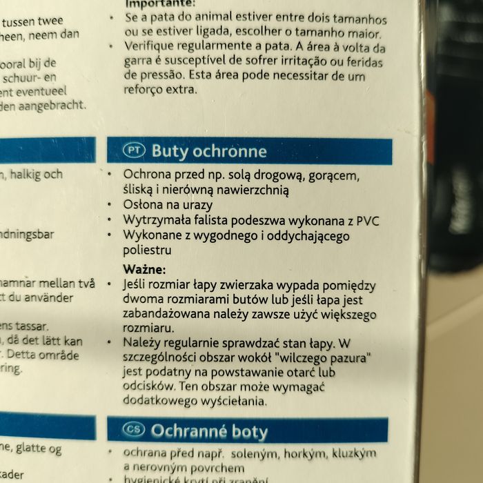 Buty dla psa Trixie para (2 sztuki) rozmiar L-xl