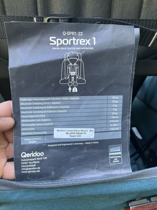 Sprzedam przyczepkę Qeridoo Sportrex 1