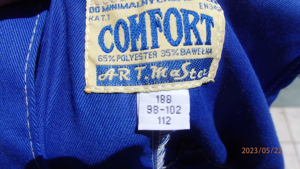 Spodnie męskie ogrodniczki na szelkach Comfort - XL.