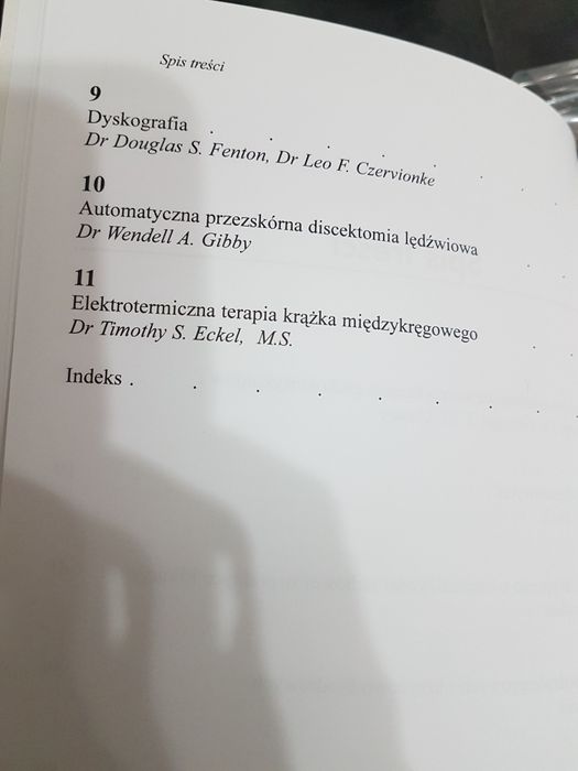 Książka o diagnostyce kręgosłupa