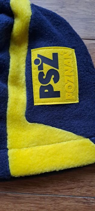 Czapka granatowa z nadrukiem PSŻ Poznań