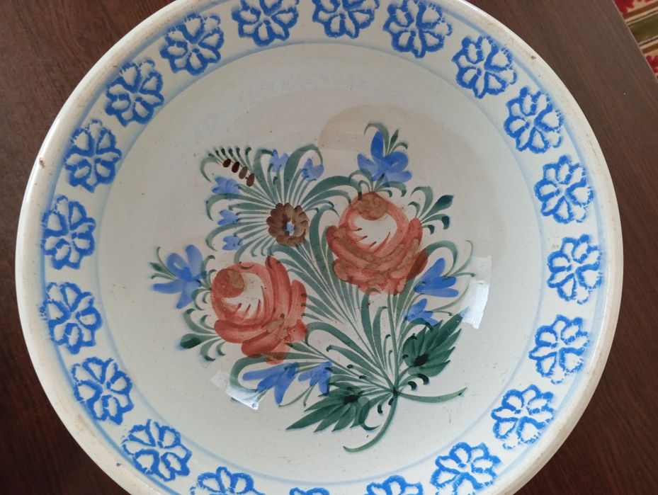 Старовинні дві глибокі  Польські миски для пирогів.