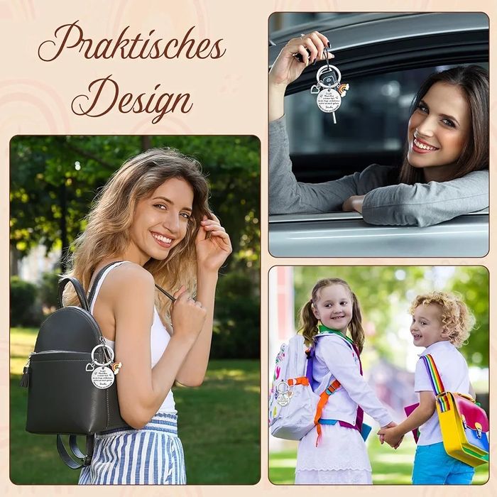 Breloczki podziękowania 6szt brelok prezent zawieszka N479