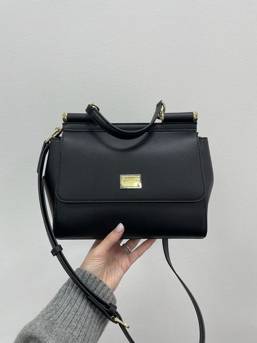 Шкіряна чорна сумка Sicily   medium 25