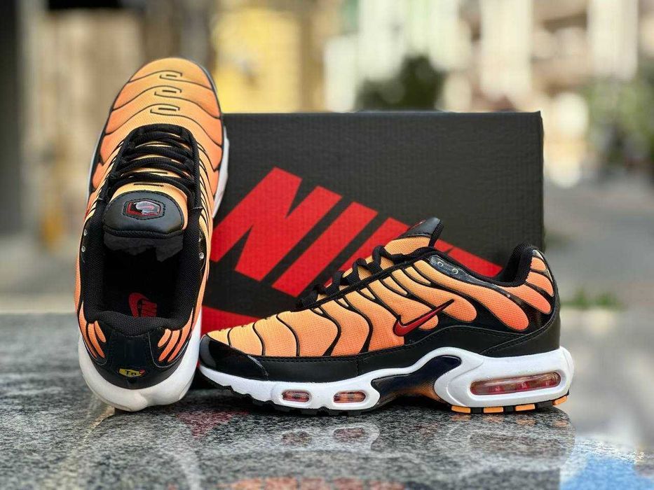 Хіт! Nike Air Max TN Plus Orange 40-45р круті яскраві топ кросівки