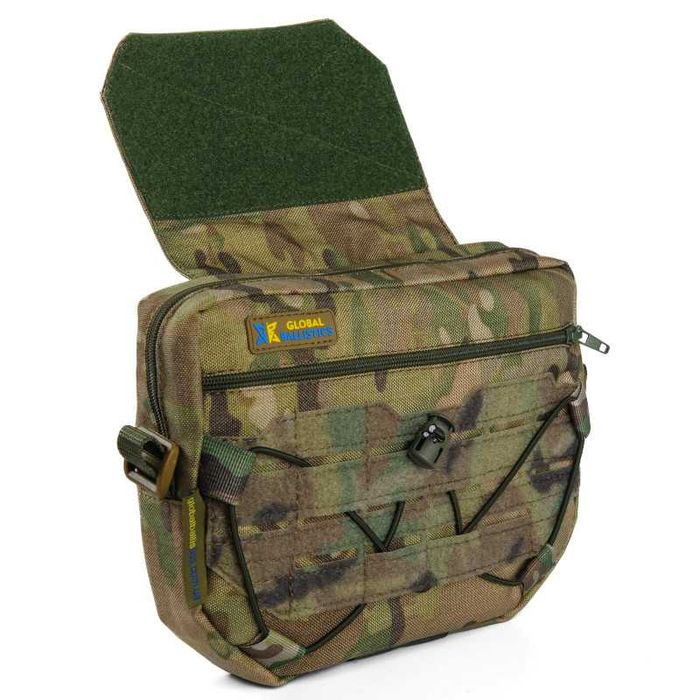 Напашник з відсіком для балістичного пакету. Мультикам. Cordura.